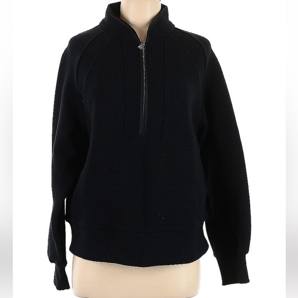 Varley Cortina Half-Zip, Black (Medium) - Picture 2 of 5